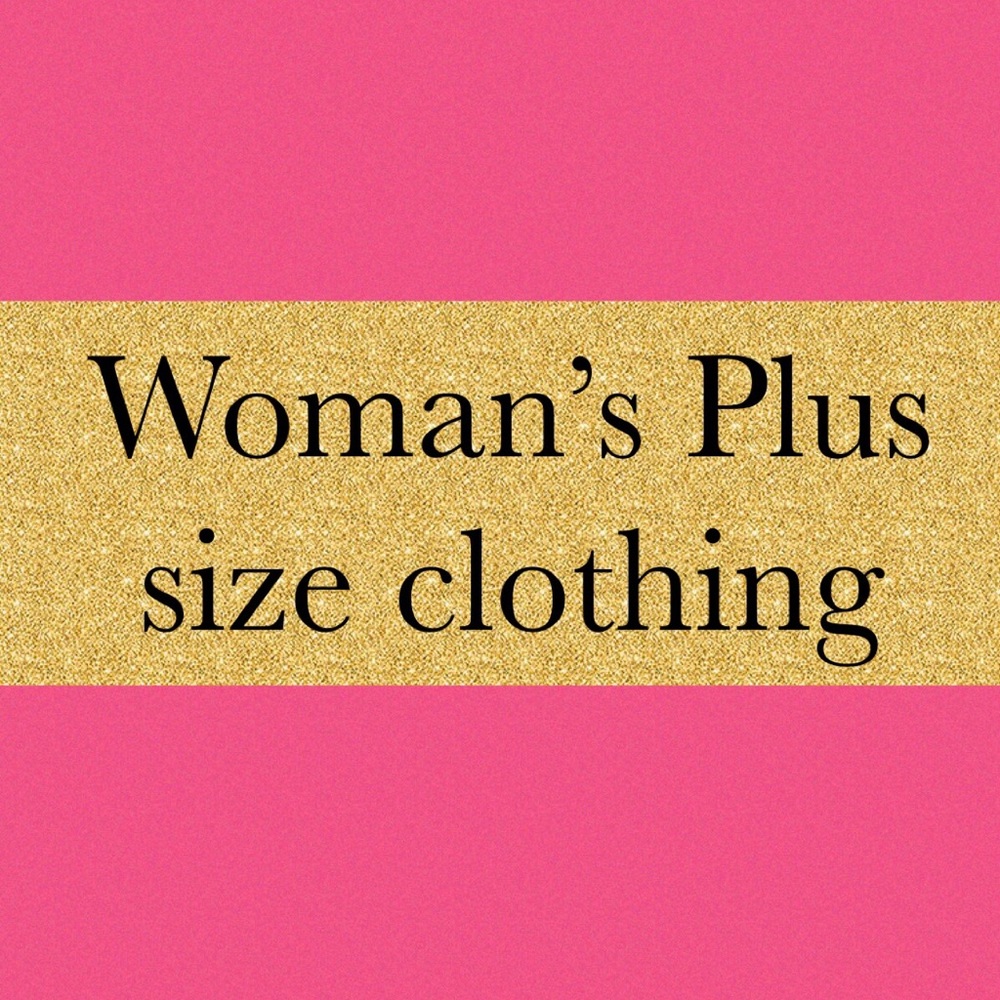 Woman’s plus size section